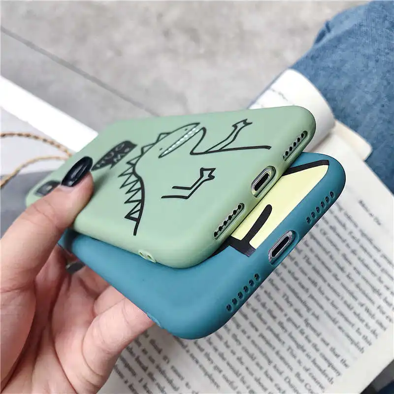 

Cartoon Dinosaur Phone Case For Huawei Honor 10 Lite 8X 7X 9X 10i 20i Nova 5T 3i 3 4 5 2S Mate 20 30 P10 P20 P30 Pro Cover cases
