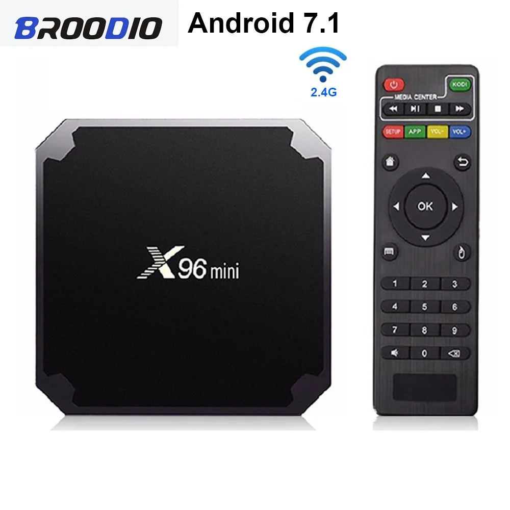 

ТВ-приставка X96 Mini на Android 2,4, 2 + 16 ГБ, 4 ядра, ГГц, Wi-Fi
