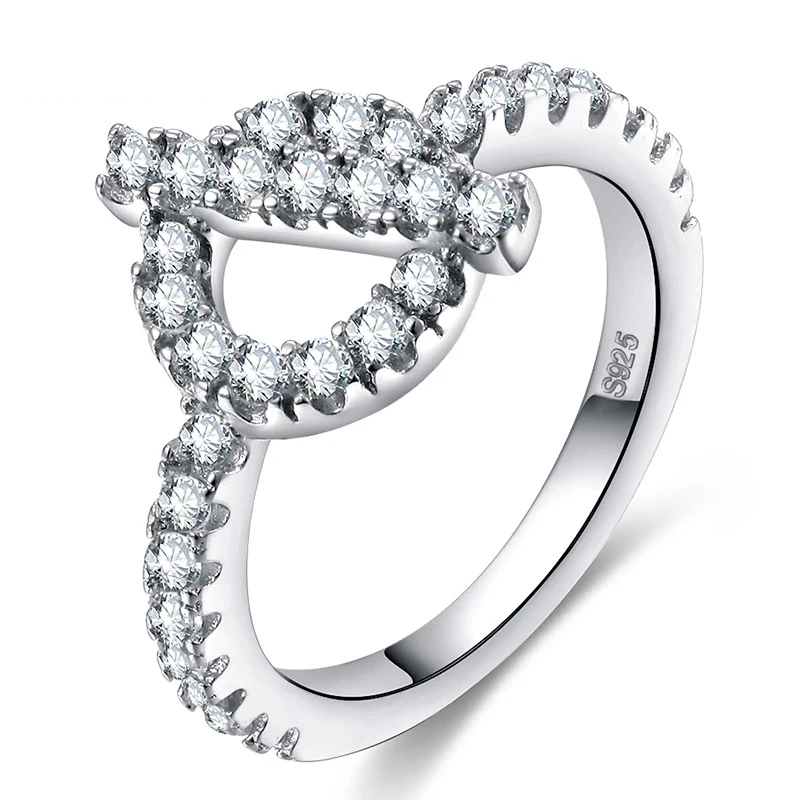 Кольца с фианитом ААА оригинальное качество роскошные модные геометрические