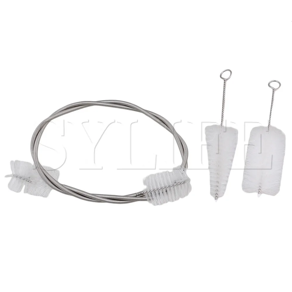 

Nylon Metal Cornet Trumpet Cleaning Brushes Set Wind Instruments Parts