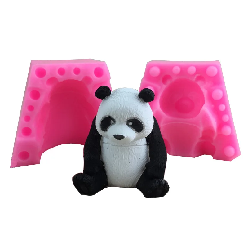 

Medium Panda More Styles Chocolate Fondant Cake Decoration Accessories Silicone Molds Tools