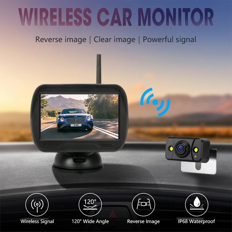 Vtopek монитор для резервной камеры автомобильная парковочная камера