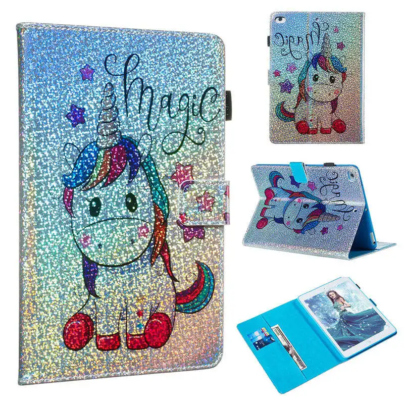 A073 Чехол для Apple iPad 9," 6th 5th Generation A1893 A1954 Smart Cover для iPad Air 2 Funda Блестящий корпус бабочки - Цвет: A073