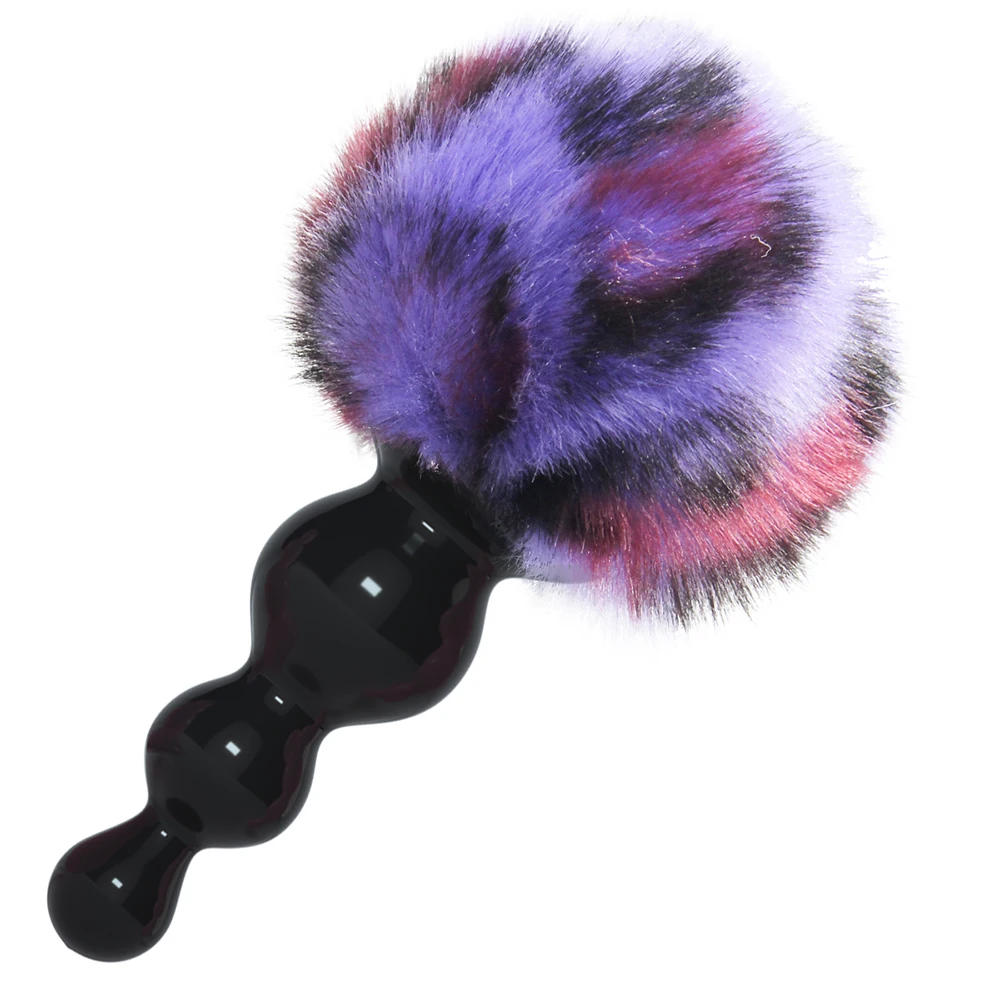 Анальные игрушки с кроличьим хвостом Анальная пробка для женщин и мужчин