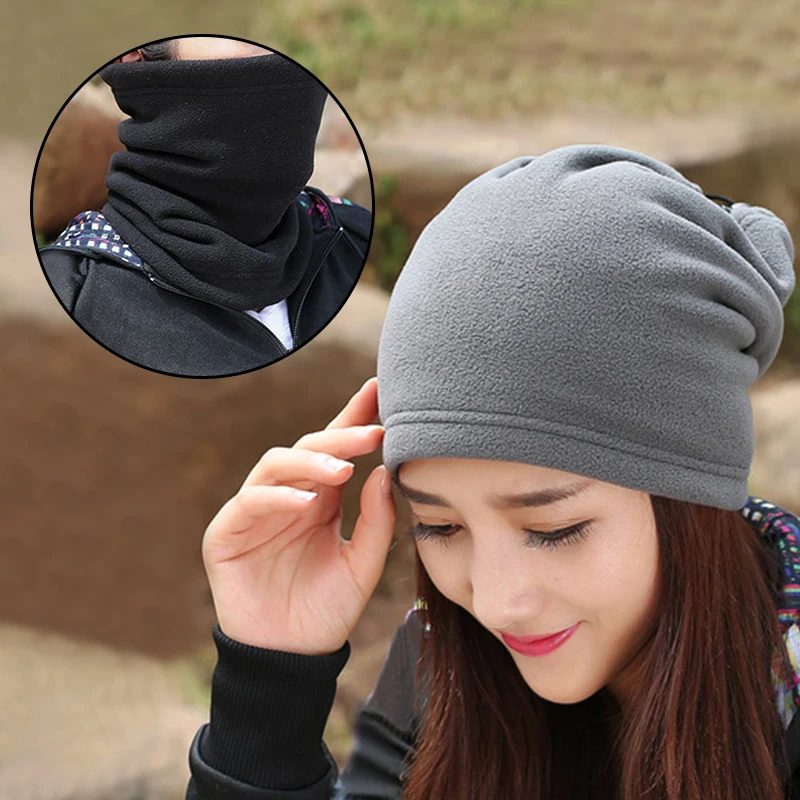 С подкладкой из флиса громоздкая сумка Beanie бархата Skullies шапки зимняя вязаная