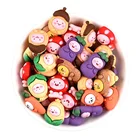 Плоская полимерная оболочка для телефона, с изображением овощей, 12-48 шт.