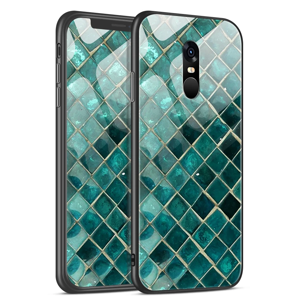 W229 Для Xiaomi Redmi Note 4/4X роскошный чехол из закаленного стекла для Remi Note 4 Pro CN Version/4 Gobal Version Fashion Soft Edge Shell - Цвет: W229