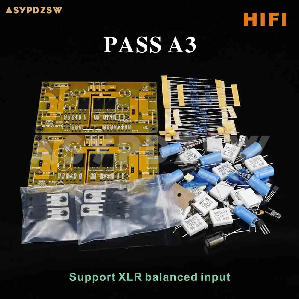 Односторонний усилитель мощности класса А HIFI PASS A3 30 Вт + поддержка входной платы