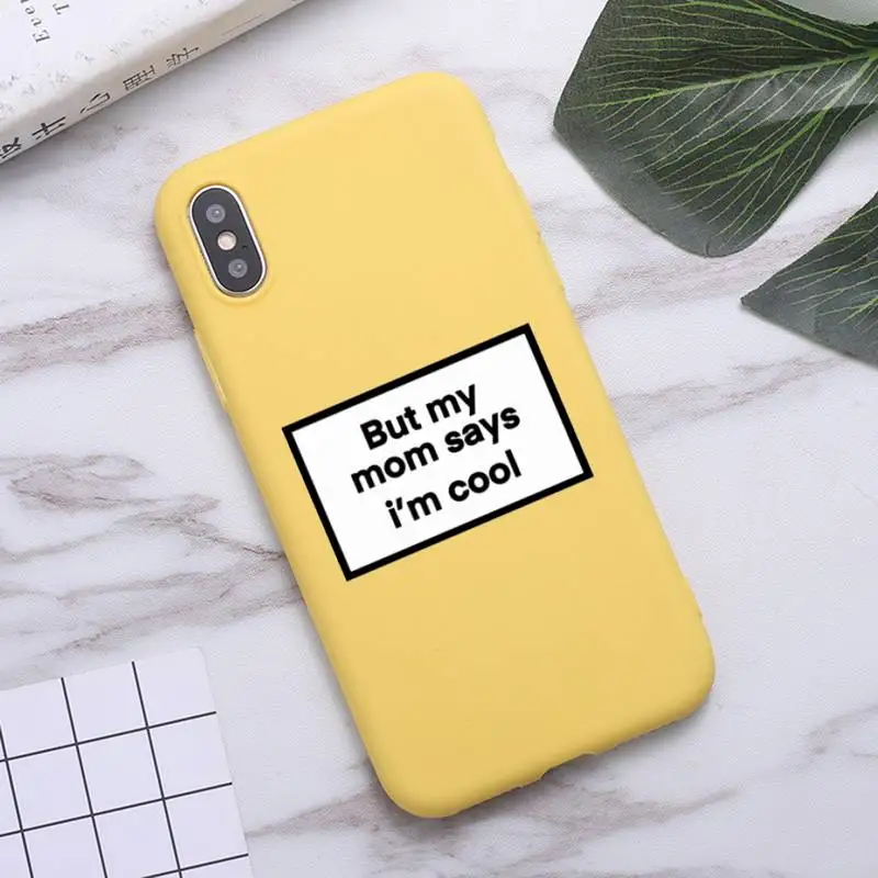 

Funny Quotes Text fashion Design luxury protective Phone Case Candy Color for iPhone 6 7 8 11 12 s mini pro X XS XR MAX Plus