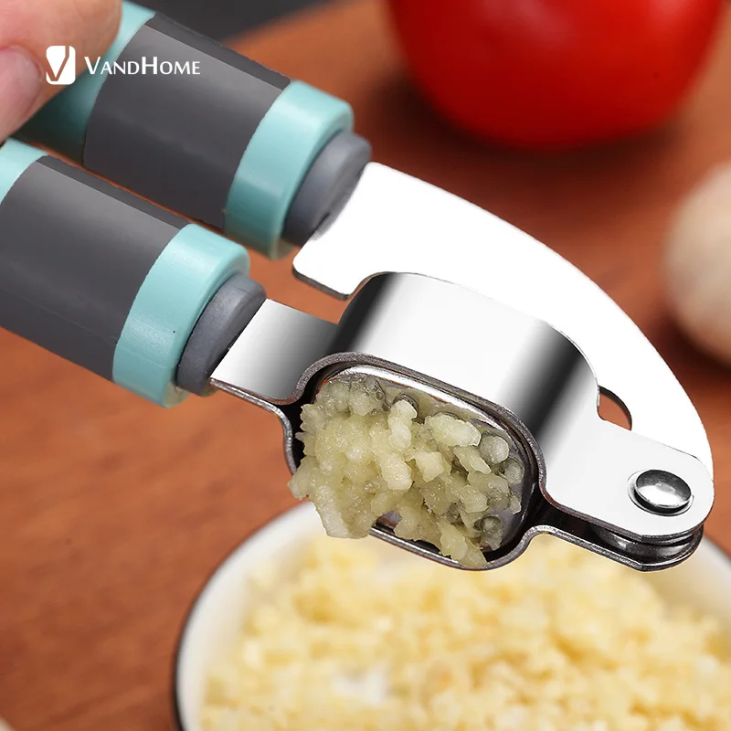 VandHome Пресс для чеснока из нержавеющей стали ручной измельчитель имбиря и с