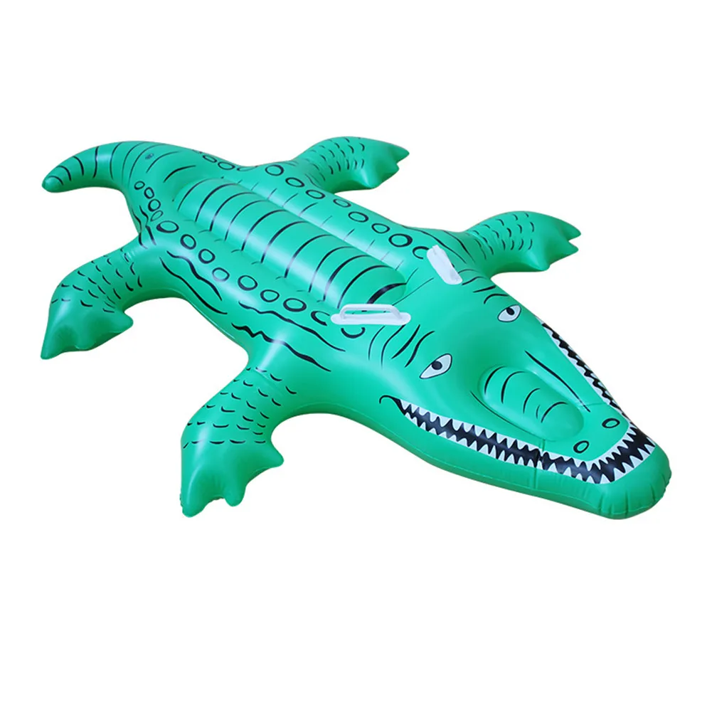 

Iatable Crocodile Pool Float Rideon Pool Float Pvc Swimming Pool Floating Bed Sea Mattress For Party For Boys Girls Supple