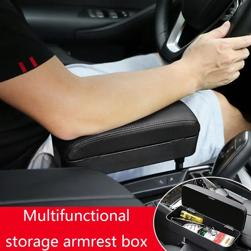 Обновленный Регулируемый Чехол для автомобиля с поддержкой локтя и USB-шнуром |