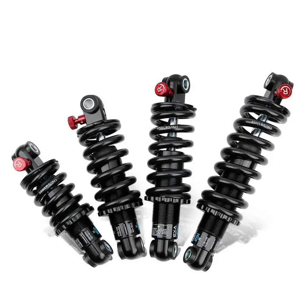 291R Stroke Rear Shock Absorber Hydraulic Alloy Air EXA Adjustable Suspension Spring Downhill MTB Mountain Bike Electric Scooter