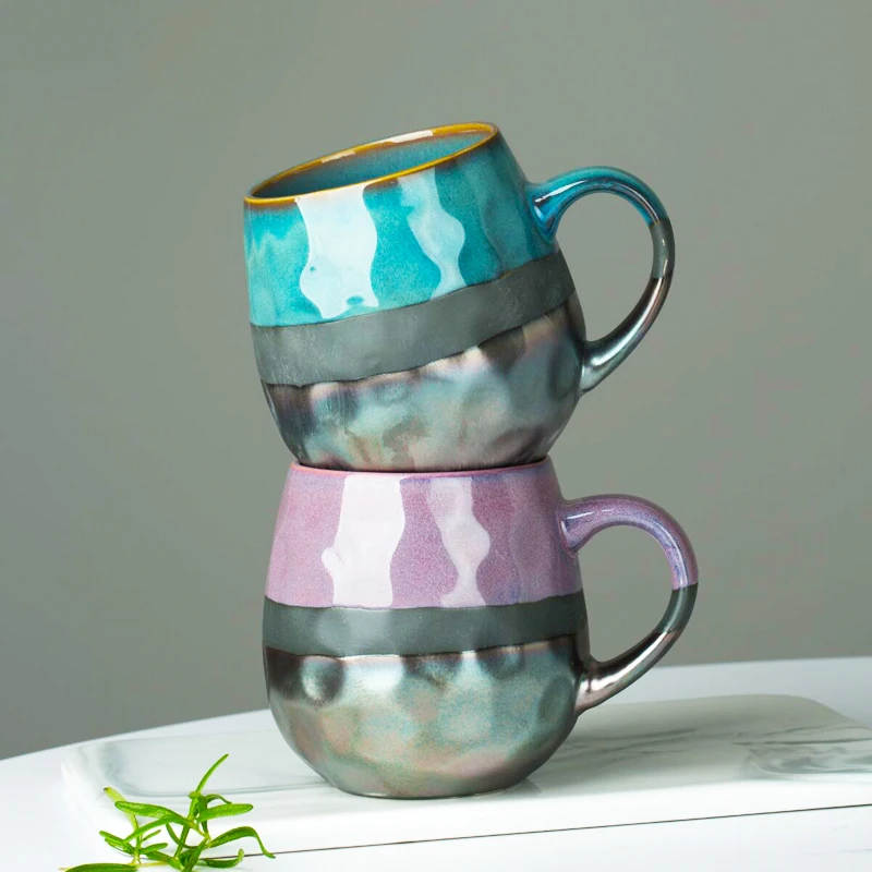 

Керамическая кофейная кружка с ручкой в стиле ретро, персонализированные кружки, кофейные чашки, рождественские кружки, подарок, традицион...