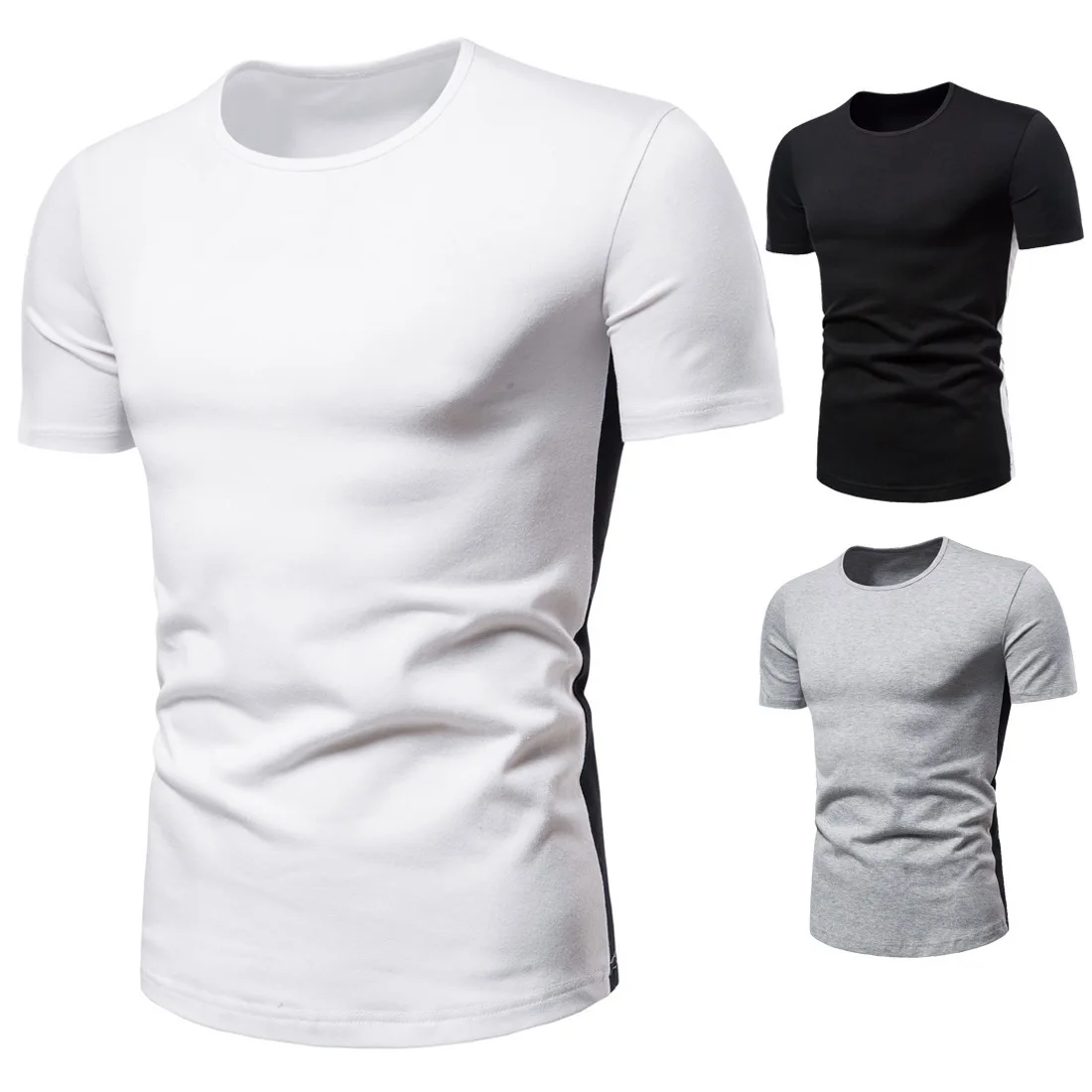 

Mens brand new summer personalized fashion Business casual Short sleeve t shirt Hawaii Vacation t shirt mens t shirts harajuku