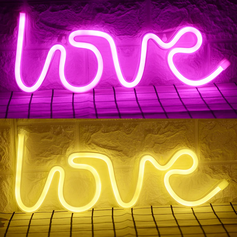 

LED Neon Light Rainbow Wall Art Sign Lights Hello Bedroom Decoration Hanging Neon Lamp Home Party Holiday Decor Xmas Gift
