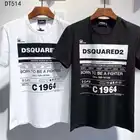 Футболка DSQUARED2 мужская с коротким рукавом, Модная хлопковая уличная одежда, топы DT514, на лето