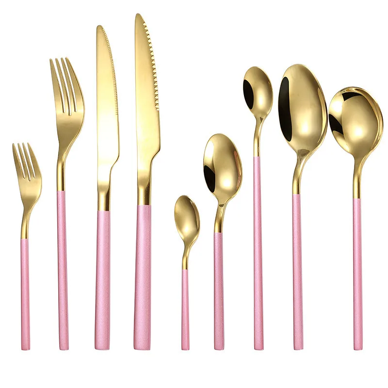 Набор высококачественных столовых приборов из нержавеющей стали комплект 9