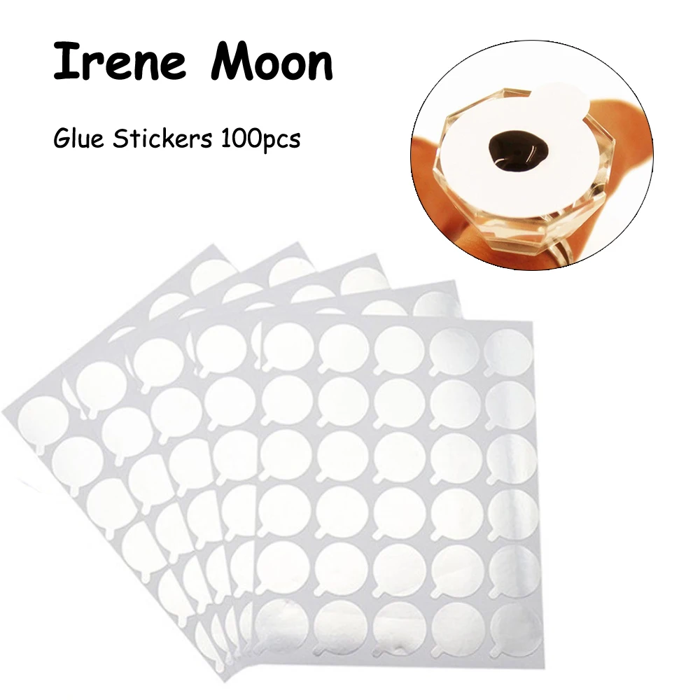 100 шт. одноразовые белые самоклеящиеся поддоны для наращивания ресниц|Клей