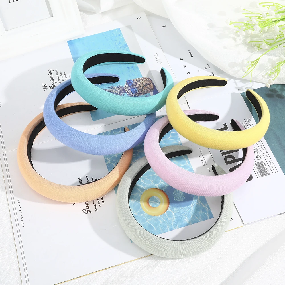 Ободок для волос Новый ободок Женский однотонный с повязкой на голову |