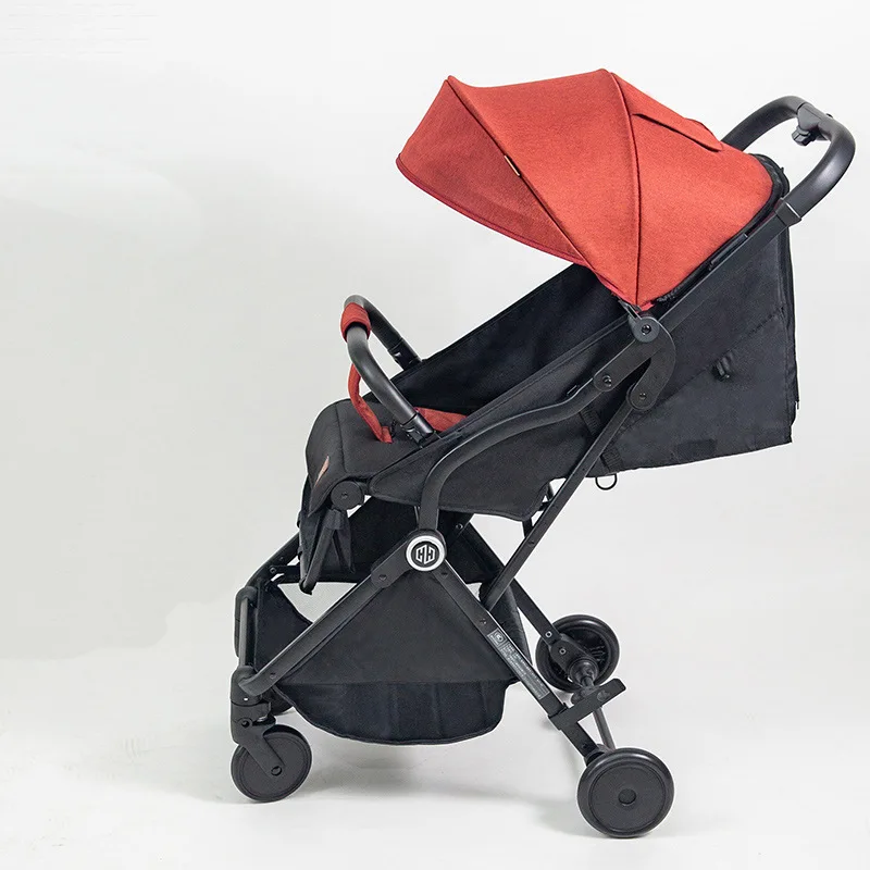 

New High Landscape Baby Stroller Children's Simple and Lightweight Baby Stroller Portable, Sitting, Lying, Folding Strollers
