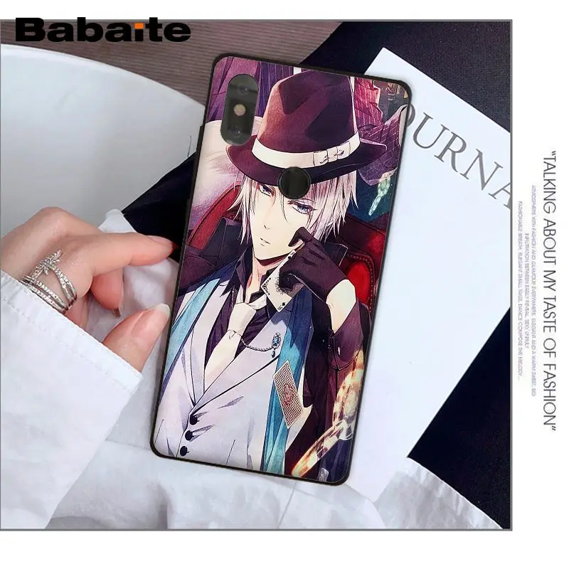 Babaite anime bungou stray dogs Dazai Osamu Phone Cover for Xiaomi MI MIX 2 2S MAX2 MAX3 6 8 8SE 9 9se Note 2 3 Redmi 5 plus