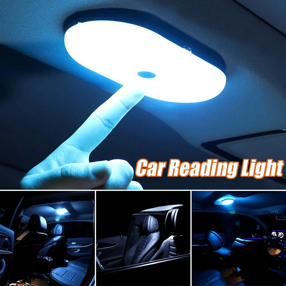 

1PC Roof Reading Light 3.1 \"x5.5\" USB Cable 4 About Hrs 500mAh 8 * 14cm