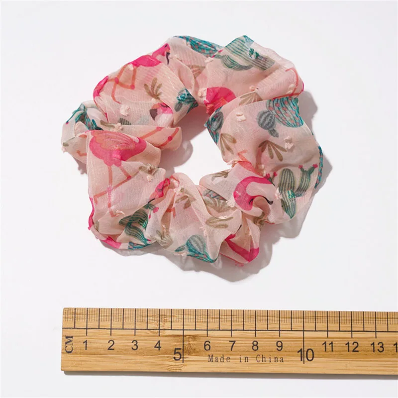 

Summer Ponytail Holder Hair Ring Seersucker Fruit Intestine Ring Hair Scrunchies INS Fashion Girls Sweet Hair Accessories