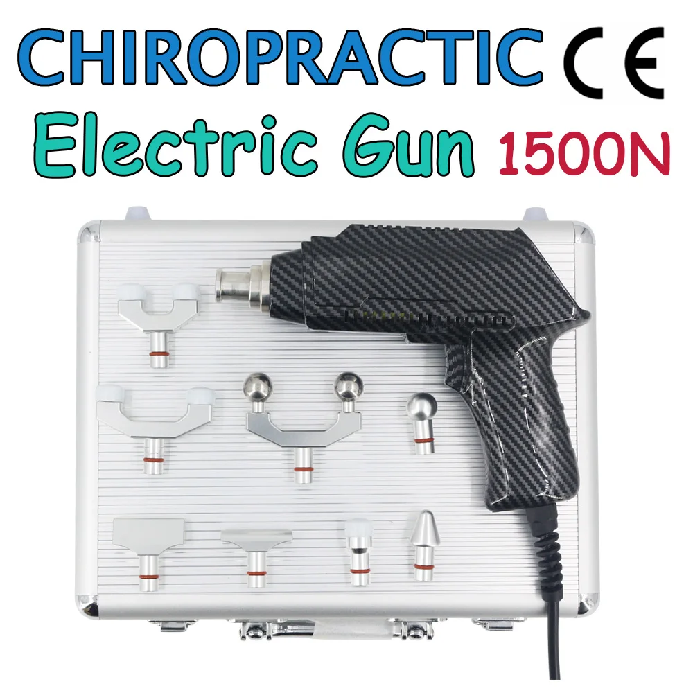 

2022 электрическая хиропрактика Φ 1500N Регулируемый хиропрактика пистолет для шейной терапии массажа тела Медицинский Набор