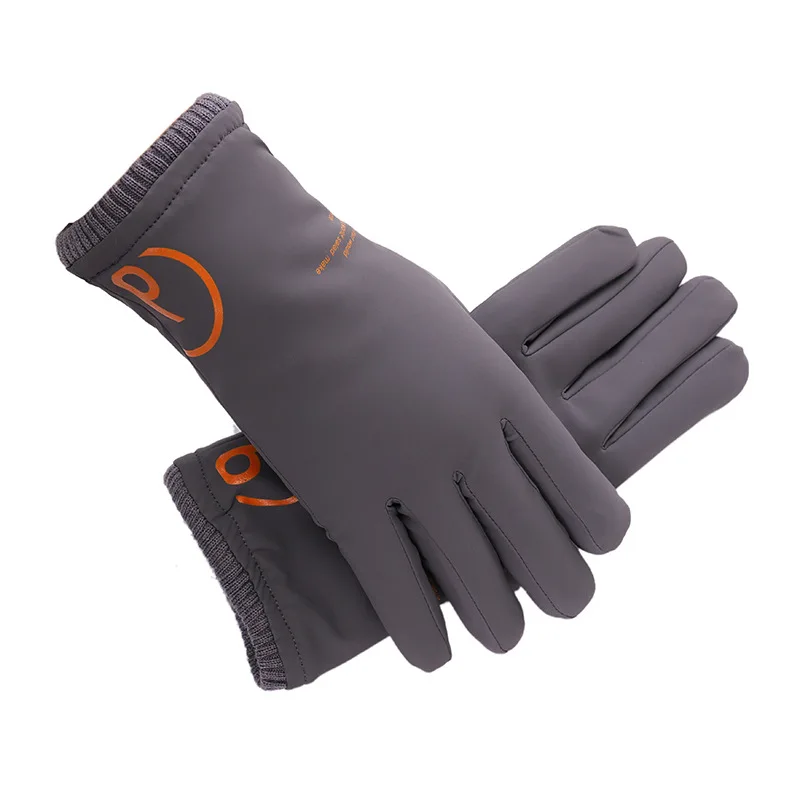 

Winter Warm Gloves High Stretch Touch Screen Riding Gloves For Men Windproof And Waterproof