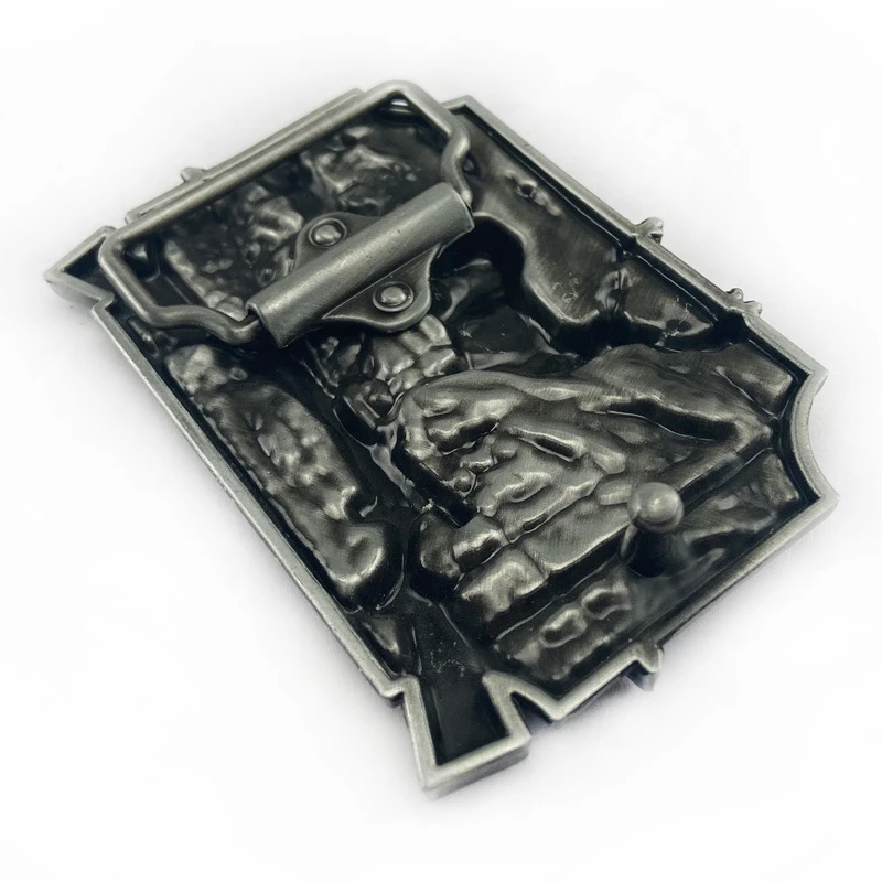 Модная Ковбойская металлическая пряжка овальная Шестигранная в виде оленя с