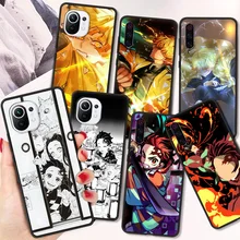 Demon Slayer Kimetsu No Yaiba Anime Funda Case For Xiaomi Poco X3 NFC M3 Pro Bag Cover For Redmi 9T 11 Note 10 10T Lite 5G Shell