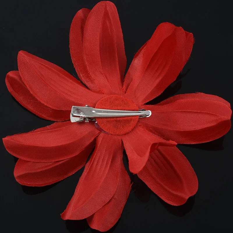 Заколка для волос с цветком лилии и стразами маленьких девочек-красный | Женская