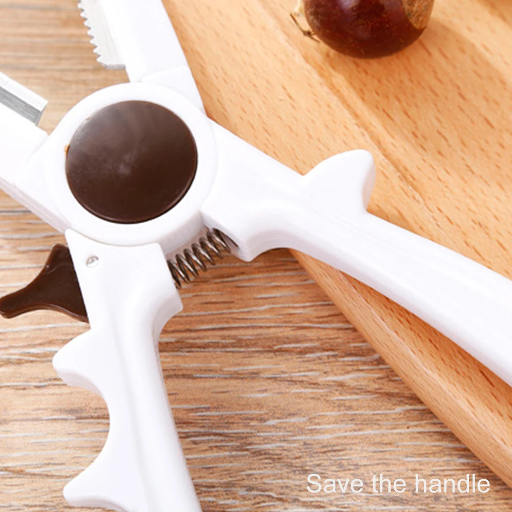 Каштановые ножницы для вскрытия скорлупы пластиковый очиститель каштана резак