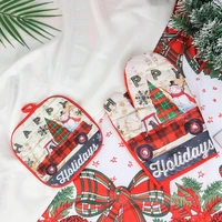 exquisite durable portable cute christmas insulated glove mat apron for home