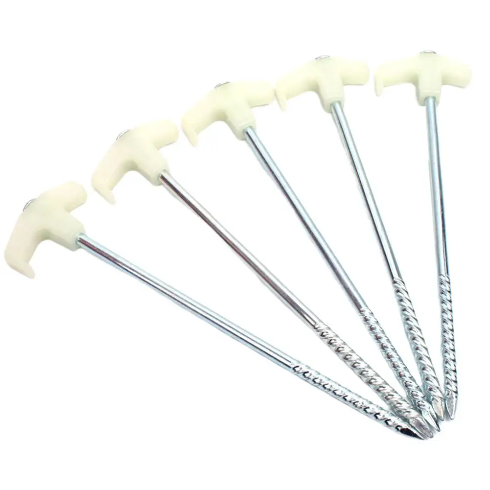 5 шт. колышек для палатки 25 см ультра высокой прочности световой Пластик палатка