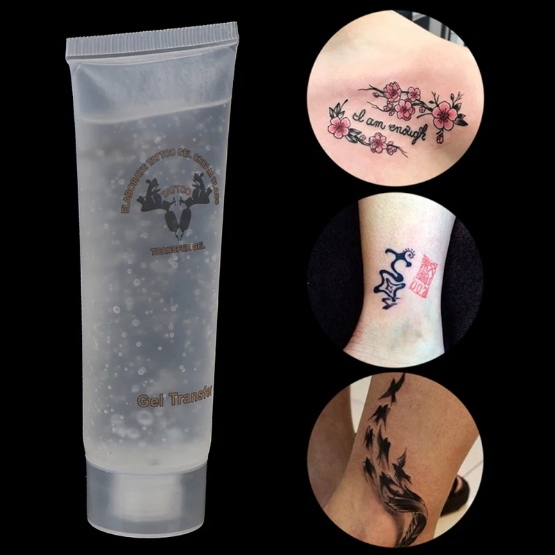 

50ml Portable Tattoo Transfer Cream Gel Body Paint Stencil Stuff Oils for Transfer Paper Machine Auxiliary Tattoo Products