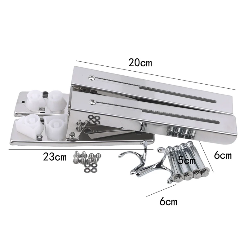 

Stainless Steel Microwave Oven Shelf Wall-mounted Kitchen Shelf Retractable Bracket Oven Rack Thicken Version