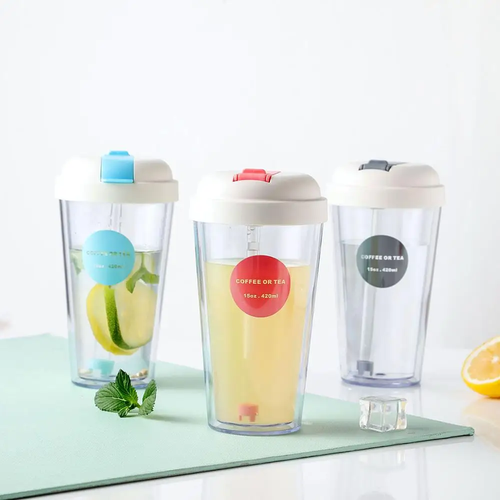 Пищевой полипропиленовый пластиковый Стандартный простой соломенный стакан