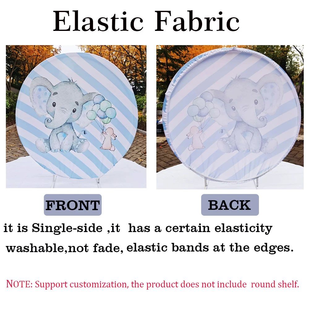 

Customized 220cm round cover elastic fabric