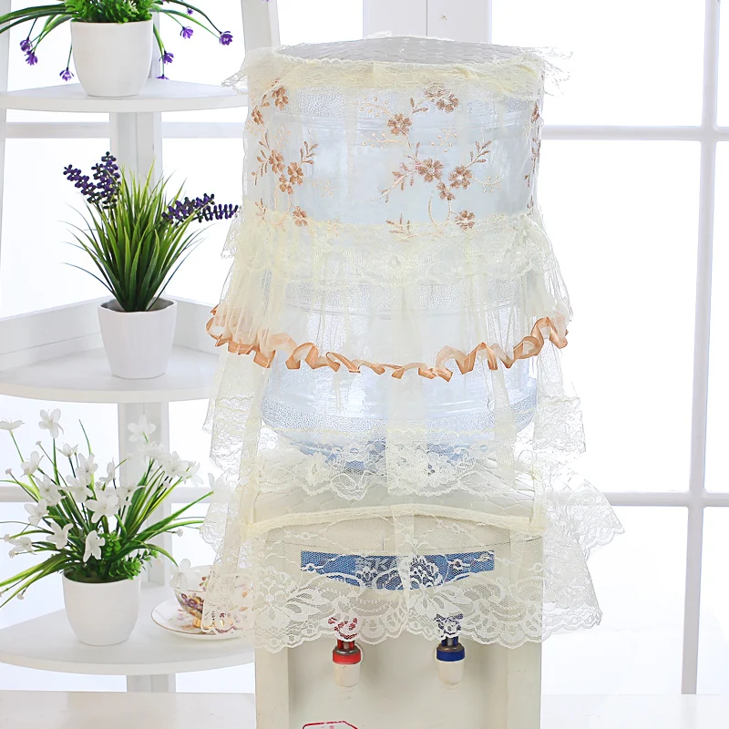 Пасторальный кружевной чехол для бутылки с водой барелл крышка декоративное