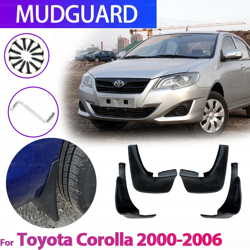 

Брызговики для Toyota Corolla E120 E130 2000 ~ 2006