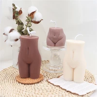 butt hip lady torso body shape silicone candle mold human ass plump two size diy aroma plaster decor resin clay figure art craft
