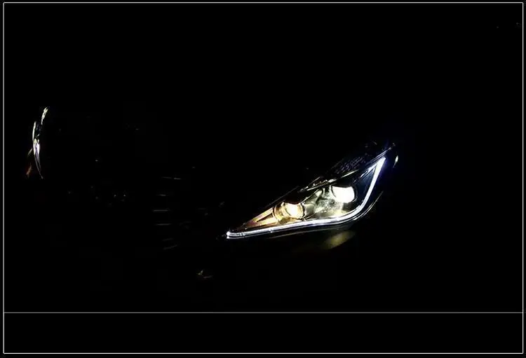 Автозапчасти для автомобилей, автомобильные лампы Drl, светодиодные дневные ходовые фары, задние Автомобильные фары в сборе для hyundai Sonata