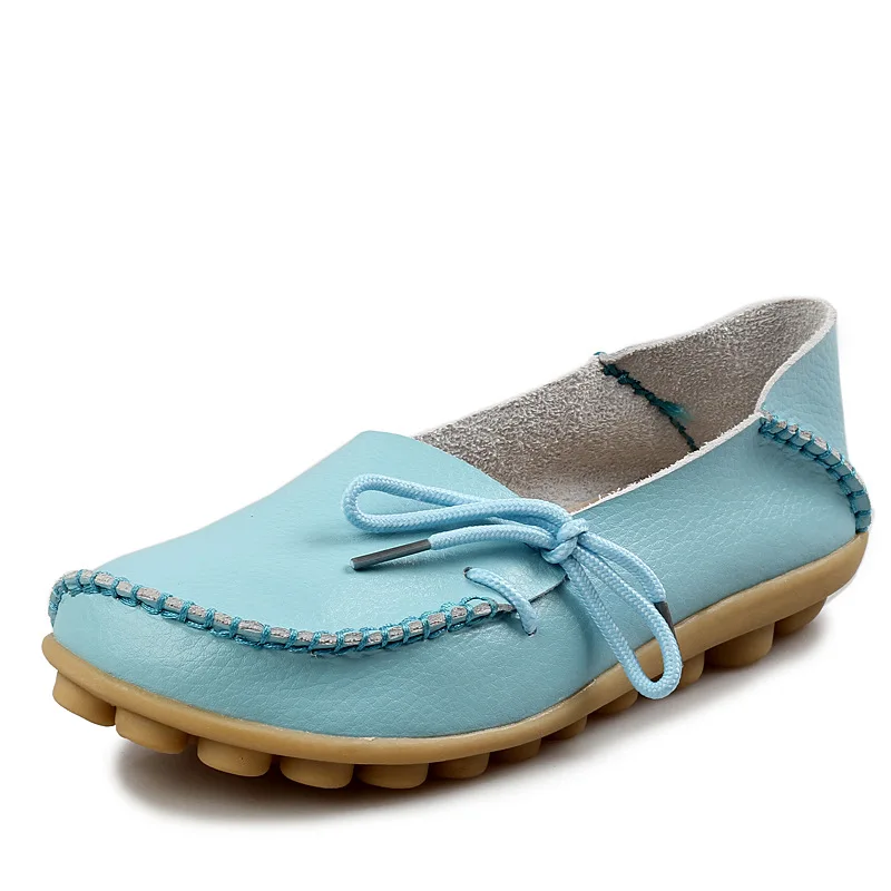 Женские мокасины из натуральной кожи на плоской подошве|Обувь без каблука| |