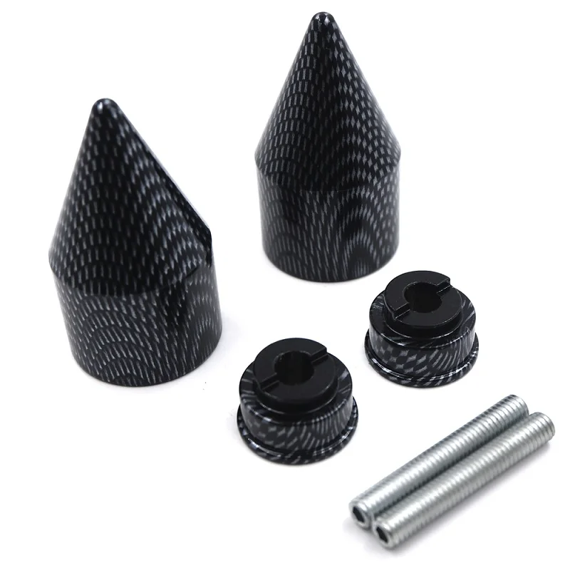 

Aftermarket free shipping motorcycle parts Carbon fiber Spike Bar Ends Handlebar End Caps For Honda Gold Wing GL 1800 2001-2013