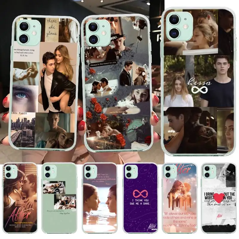 

KPUSAGRT TV After movie Black Cell Phone Case for iPhone 11 pro XS MAX 8 7 6 6S Plus X 5S SE 2020 XR cover