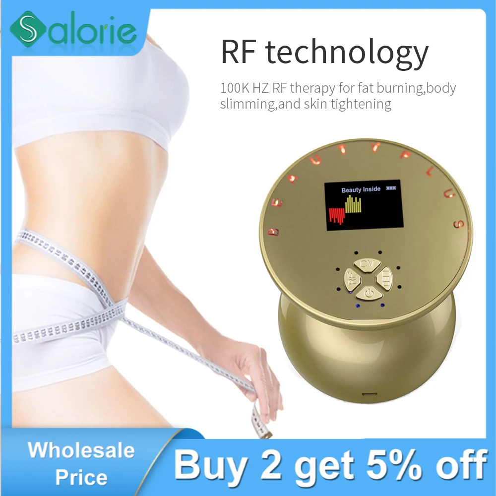 

1MHz 3D RF Radio Cavitation Ultrasound Body Slimming Device High Frequency Belly Fat Burn Weight Loss Anti Cellulite Wrinkle
