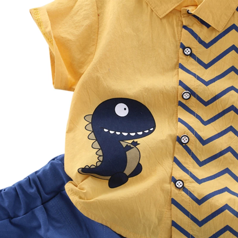 Baywell 1-4 Years Summer Toddler Baby Boy Cartoon Shark Gentleman Shirt Clothes Set Short Sleeve Tops Shorts Outfits Set 4 Baywell 1-4 Years Summer Toddler Baby Boy Cartoon Shark Gentleman Shirt Clothes Set Short Sleeve Tops Shorts Outfits Set 4