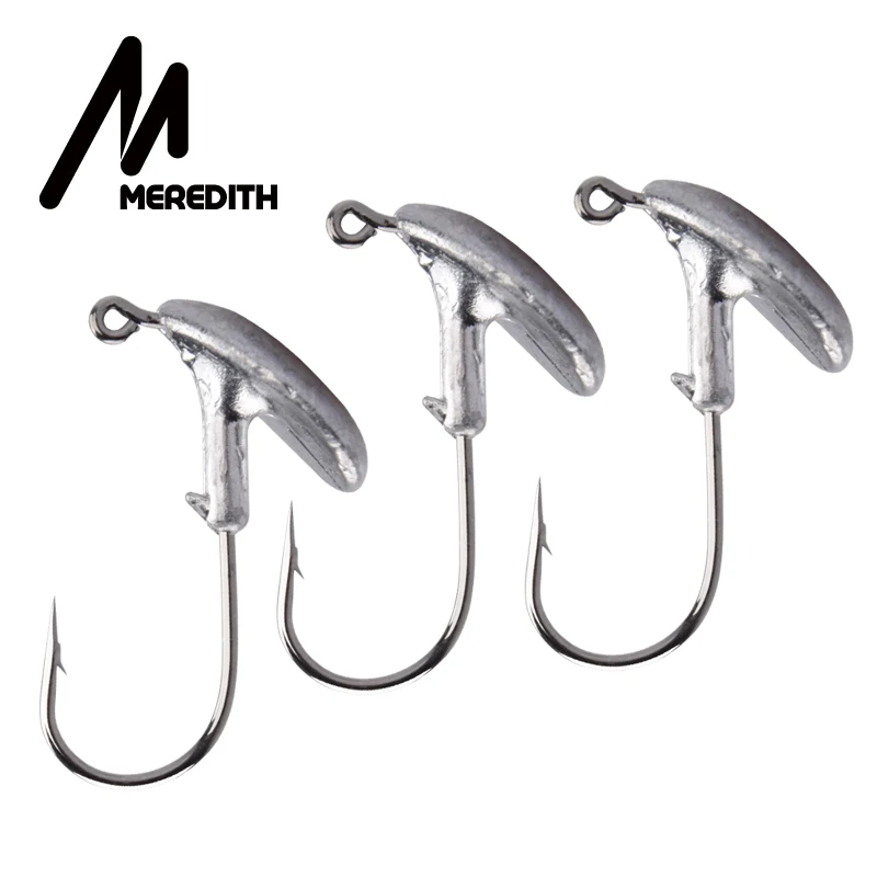 MEREDITH 10 шт./партия 3,5 г 5 г 7 г 10 г 14 г тумблер свинцовая головка рыболовный крючок приманка рыболовные крючки для мягкой приманки рыболовные снасти